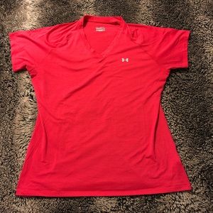 Under Armour Pink Heat Gear T-shirt